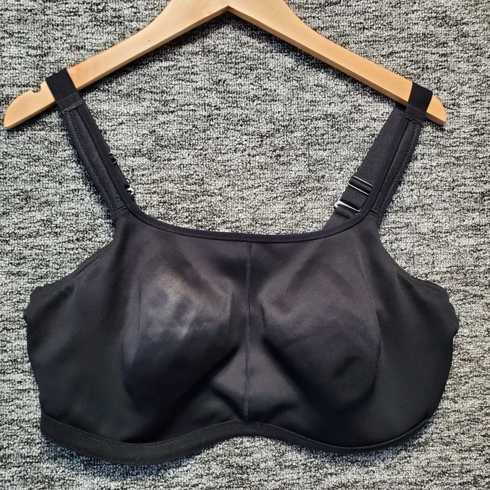 Soma Sport Max Support Underwire High Impact Sports Bra Womens‎ 42D Black